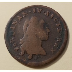 NAPOLI FERDINANDO IV  TORNESE  DA 6 CAVALLI 1791